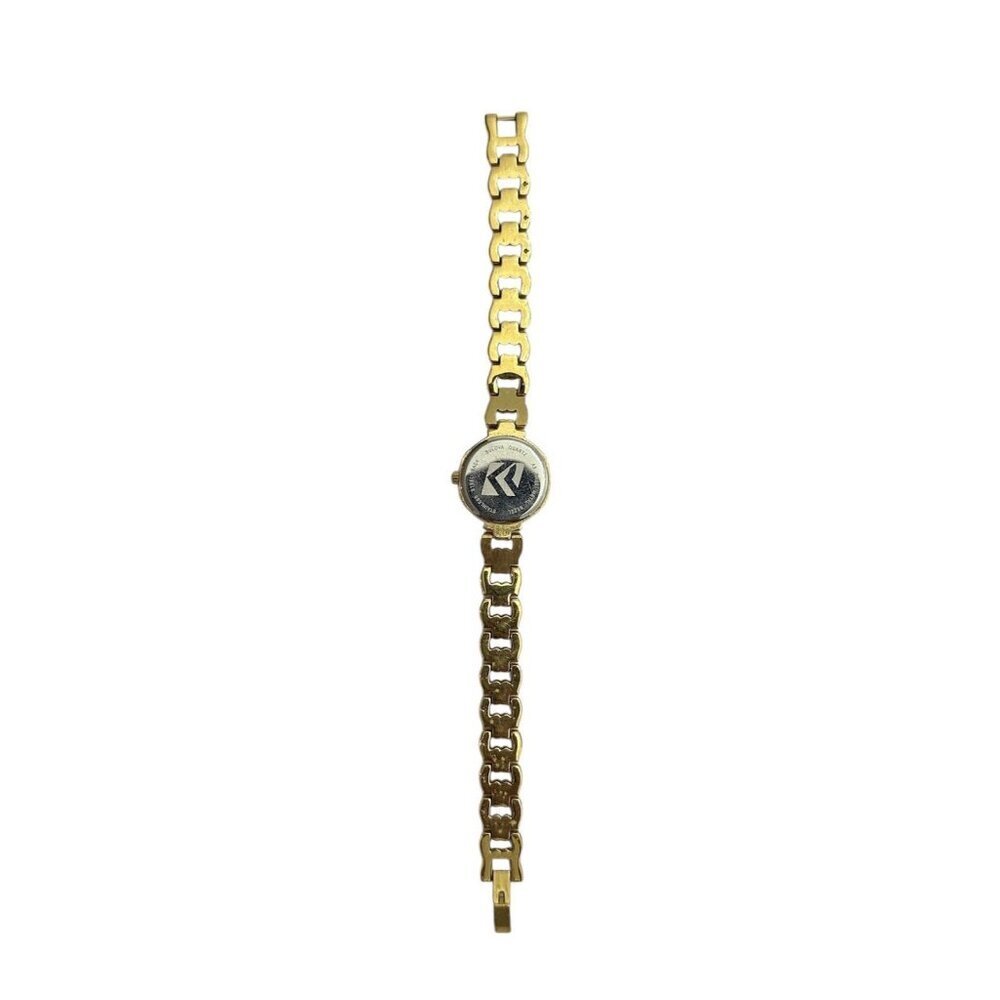Bulova Watch Genuine Diamond 98R06 Women's Round Gold 23mm Swiss 4 Jewel - Picture 3 of 4